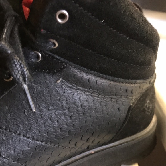 Liebeskind black leather hiking boots. EUC 38 - Picture 3 of 12